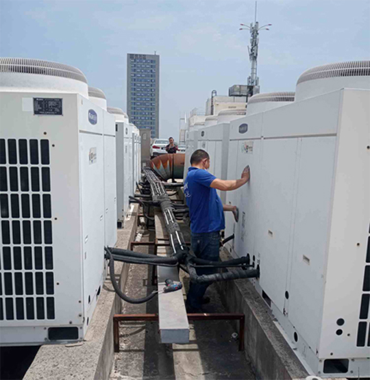 盐亭中央空调制热和不制冷系统维修方法